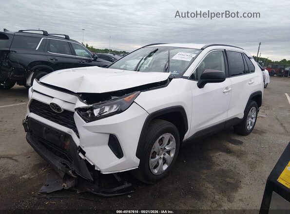 JTMF1RFV8KD037582 2019 TOYOTA RAV4 White Front left