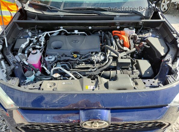 JTMFB3FV5SD277280 2025 TOYOTA RAV4 Blue Vista del compartimento del motor