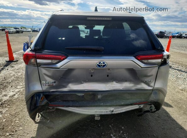 JTMFB3FV7MD013948 2021 TOYOTA RAV4 Silver Widok z tyłu