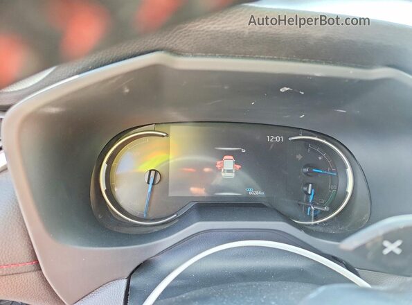 JTMFB3FV7MD013948 2021 TOYOTA RAV4 Silver Widok zestawu wskaźników