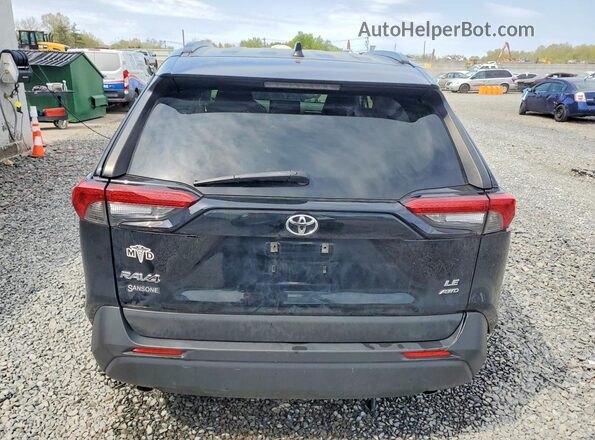 JTMG1RFV1LD529294 2020 TOYOTA RAV4 Black უკანა ხედი