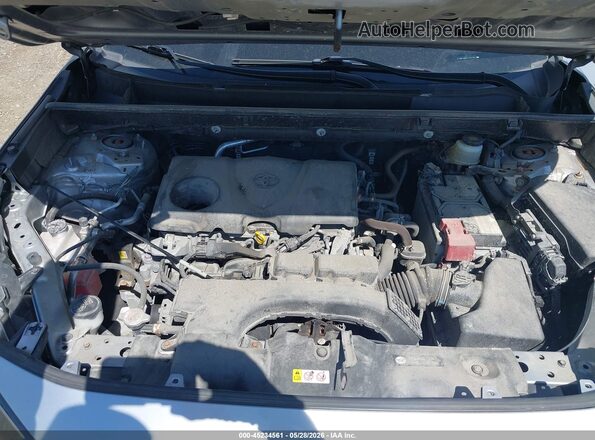 JTMG1RFV2KJ021724 2019 TOYOTA RAV4 Silver უკანა ხედი