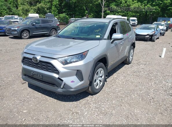 JTMG1RFV2KJ021724 2019 TOYOTA RAV4 Silver წინა მარცხენა ხედი სამი მეოთხედიდან