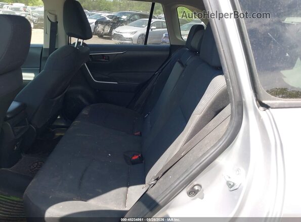 JTMG1RFV2KJ021724 2019 TOYOTA RAV4 Silver VIN კოდის სტიკერის ხედი