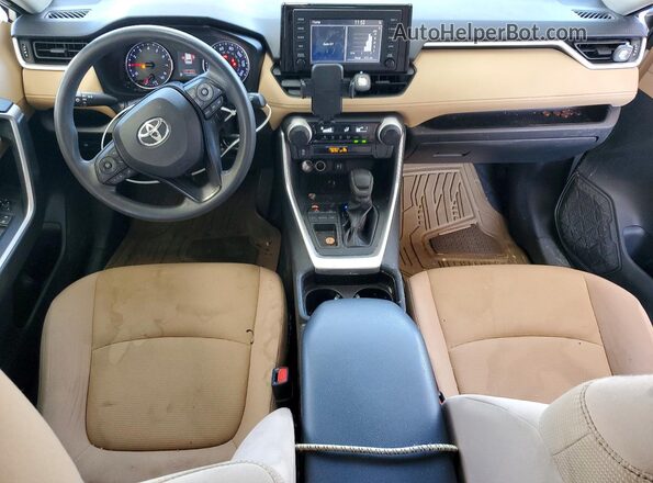JTMH1RFV1KD006974 2019 TOYOTA LE Белый Вид панели приборов
