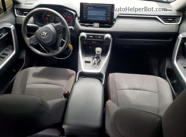 JTMH1RFV2KD011133 2019 TOYOTA RAV4 Gray წინა პანელის ხედი