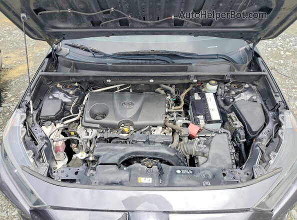 JTMH1RFV2KD011133 2019 TOYOTA RAV4 Gray ძრავის განყოფილების ხედი