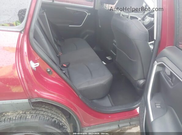 JTMH1RFV8KJ007492 2019 TOYOTA RAV4 Maroon Widok naklejki z numerem VIN