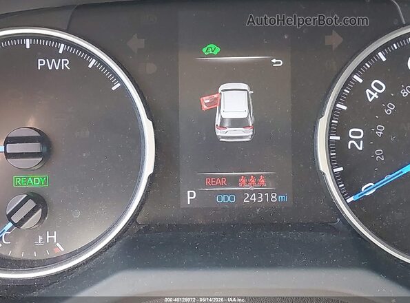 JTMLWRFV0KD507057 2019 TOYOTA RAV4 HYBRID Gray 