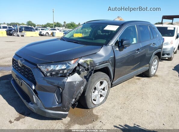 JTMLWRFV0KD507057 2019 TOYOTA RAV4 HYBRID Gray Передня ліва чверть