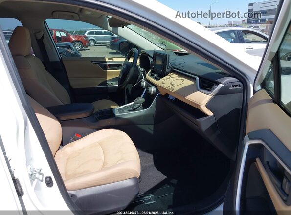 JTMLWRFV0MD127526 2021 TOYOTA RAV4 HYBRID White წინა სალონის ხედი