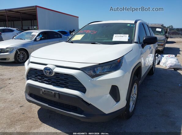 JTMLWRFV0MD127526 2021 TOYOTA RAV4 HYBRID White წინა მარცხენა ხედი სამი მეოთხედიდან