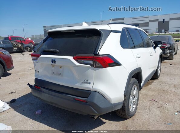 JTMLWRFV0MD127526 2021 TOYOTA RAV4 HYBRID White უკანა მარჯვენა