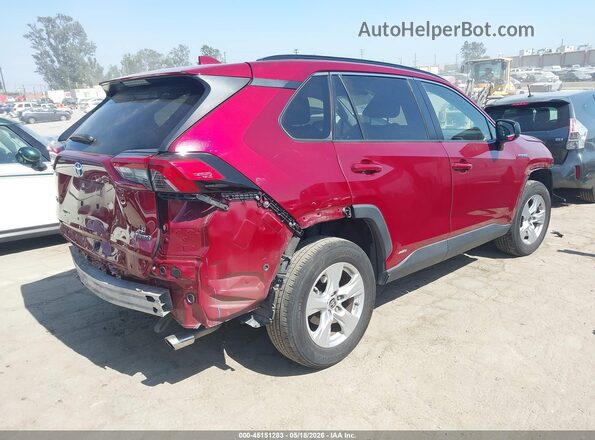 JTMLWRFV2MD111506 2021 TOYOTA RAV4 HYBRID Maroon Հետևի աջ