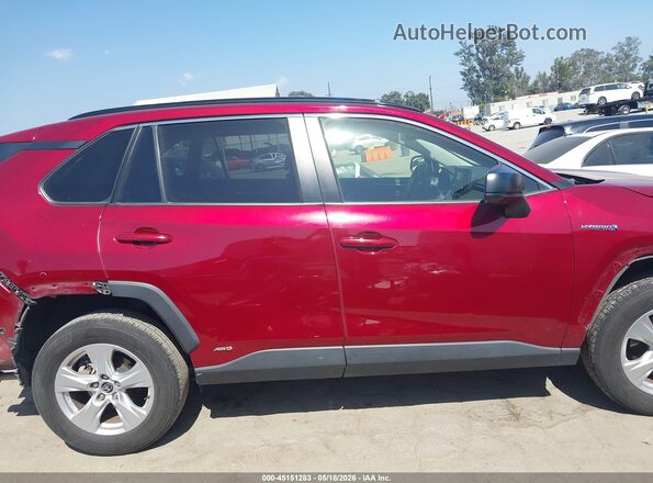 JTMLWRFV2MD111506 2021 TOYOTA RAV4 HYBRID Maroon Սալոնի 360 աստիճան տեսք