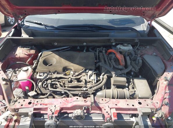 JTMLWRFV2MD111506 2021 TOYOTA RAV4 HYBRID Maroon Հետևի տեսք
