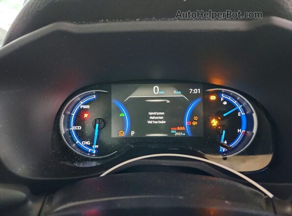 JTMLWRFV6SD341529 2025 TOYOTA RAV4 Gray Вид щитка приладів