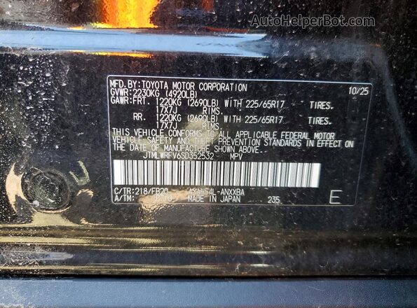 JTMLWRFV6SD352532 2025 TOYOTA RAV4 Black 