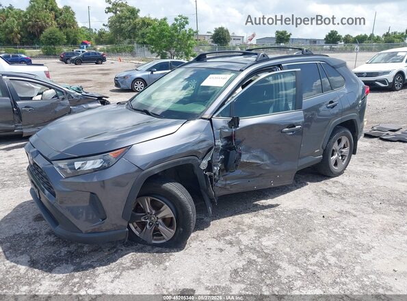 JTMLWRFV8ND155317 2022 TOYOTA RAV4 HYBRID Gray Front left