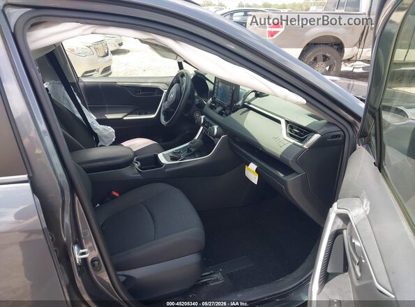 JTMLWRFV8ND155317 2022 TOYOTA RAV4 HYBRID Gray Front interior view