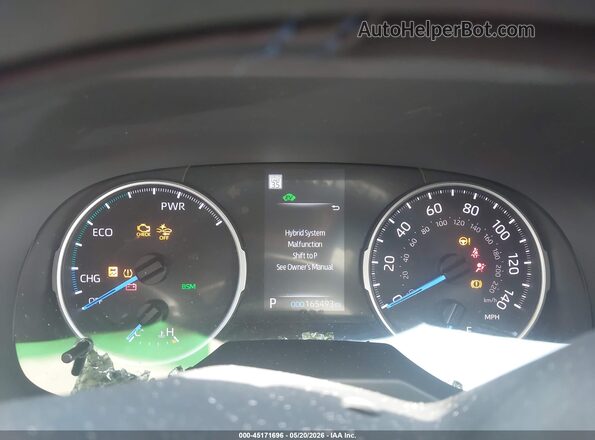 JTMMWRFV8ND158657 2022 TOYOTA RAV4 HYBRID White Widok tylnych siedzeń