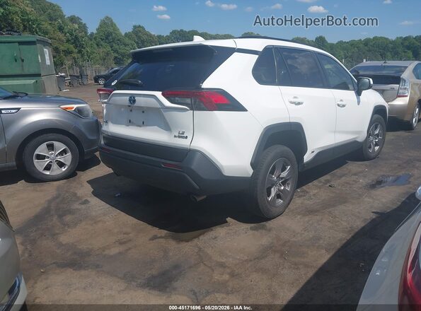 JTMMWRFV8ND158657 2022 TOYOTA RAV4 HYBRID White Tył prawy