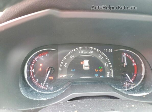 JTMN1RFV4KD505626 2019 TOYOTA LIMITED Black Widok zestawu wskaźników