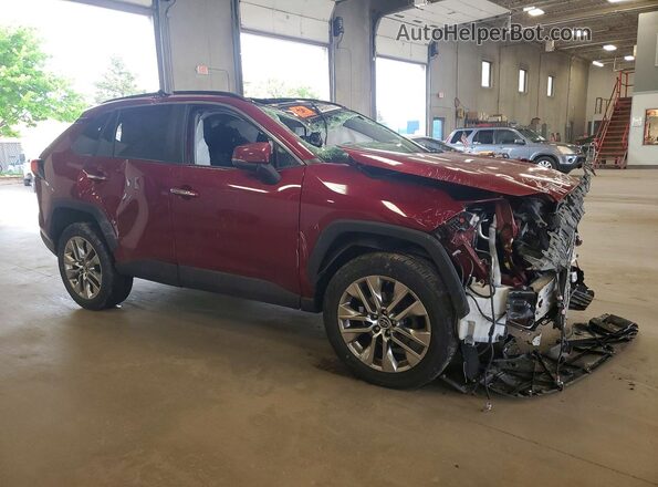 JTMN1RFV4KD520157 2019 TOYOTA RAV4 Red 