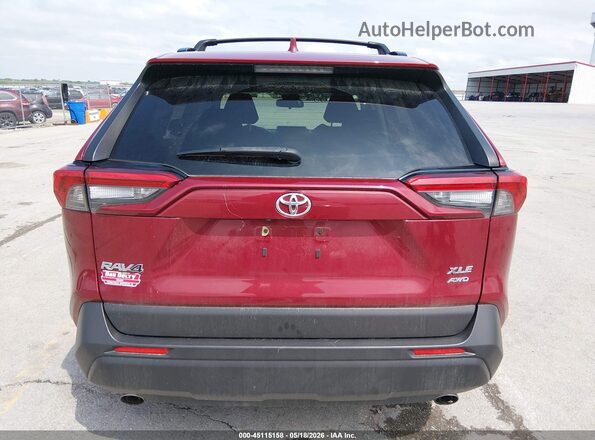 JTMP1RFV1KD015900 2019 TOYOTA RAV4 Maroon 