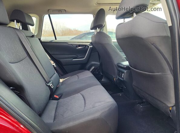 JTMP1RFV1KD023513 2019 TOYOTA LE Red Vista interior trasera