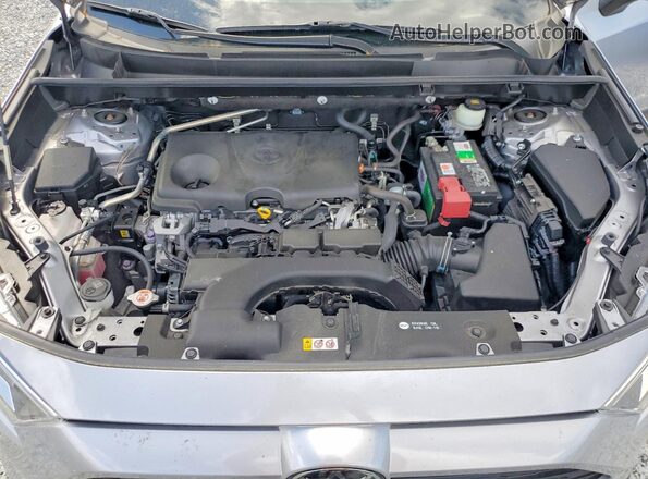 JTMP1RFV4KD523925 2019 TOYOTA RAV4 Silver Շարժիչի բաժամունքի տեսք