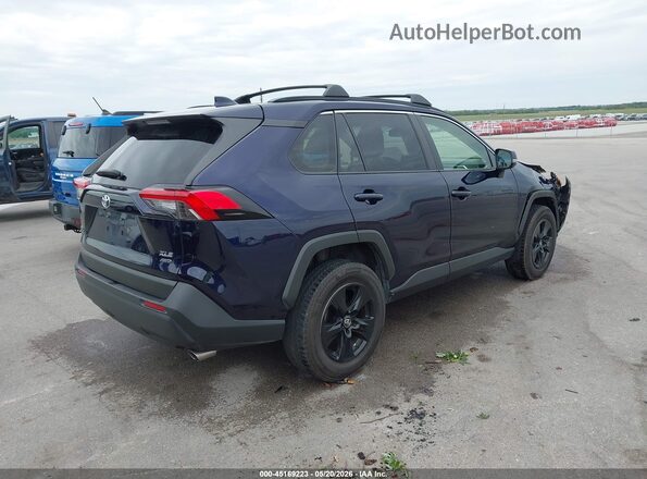 JTMP1RFV5KJ017683 2019 TOYOTA RAV4 Blue Trasero derecho
