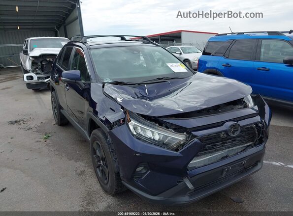 JTMP1RFV5KJ017683 2019 TOYOTA RAV4 Blue Vista frontal