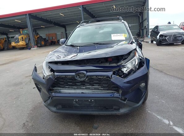 JTMP1RFV5KJ017683 2019 TOYOTA RAV4 Blue Vista del cuadro de instrumentos