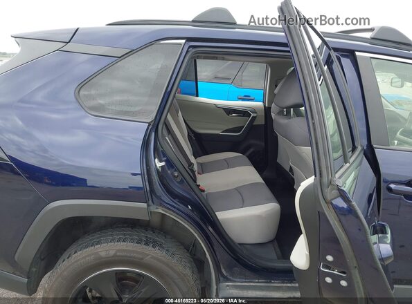 JTMP1RFV5KJ017683 2019 TOYOTA RAV4 Blue Vista de la etiqueta del VIN