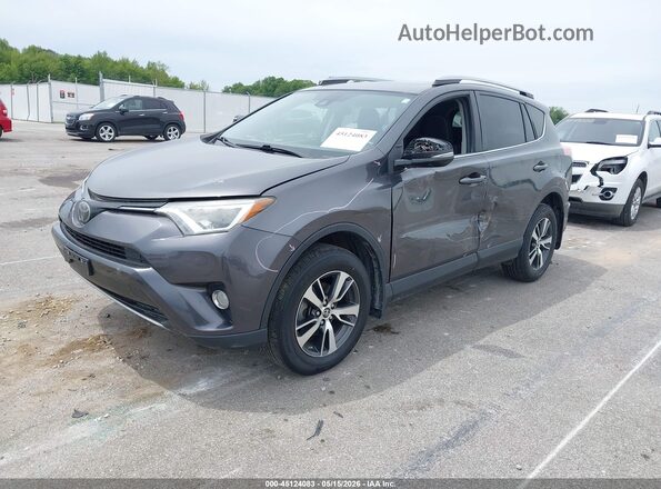 JTMRFREV8JJ723315 2018 TOYOTA RAV4 Gray Przód lewy