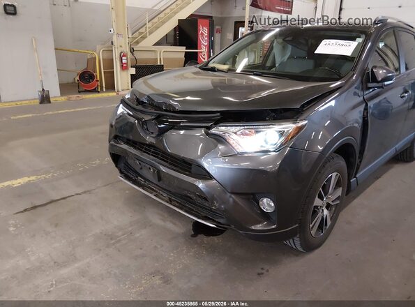 JTMRFREV9JD255092 2018 TOYOTA RAV4 Gray წინა ხედი