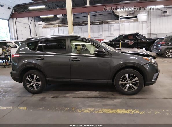 JTMRFREV9JD255092 2018 TOYOTA RAV4 Gray უკანა სალონის ხედი