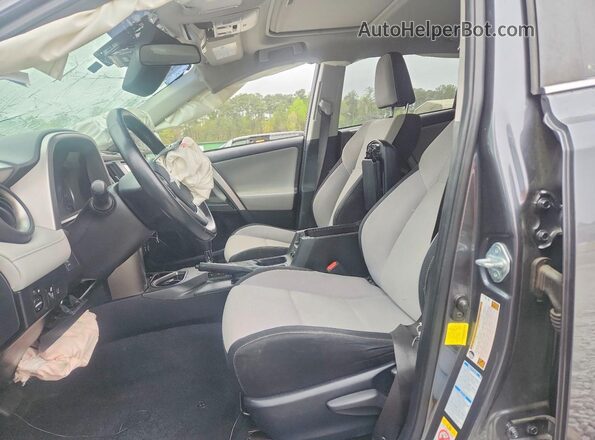JTMRFREVXHD221673 2017 TOYOTA RAV4 Gray Front interior view