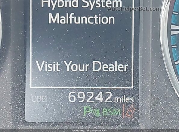 JTMRJREV9GD012079 2016 TOYOTA RAV4 HYBRID Silver 