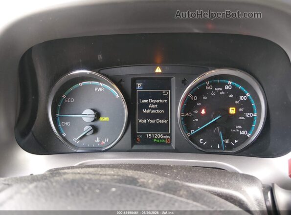 JTMRJREV9GD020151 2016 TOYOTA RAV4 HYBRID Silver Widok tylnych siedzeń