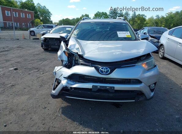 JTMRJREVXGD031983 2016 TOYOTA RAV4 HYBRID Silver Вид щитка приладів