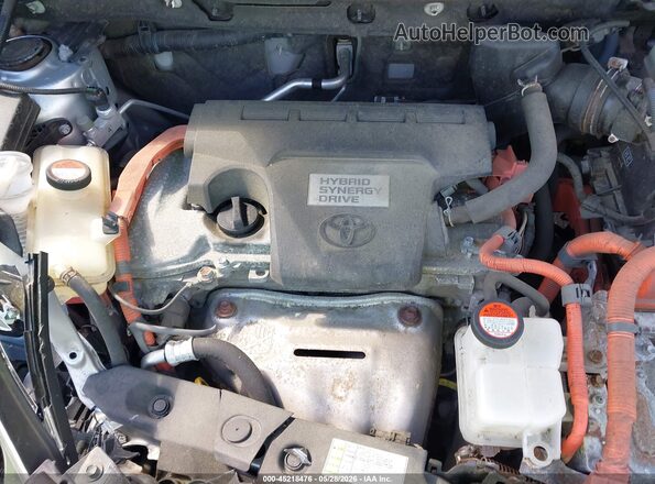 JTMRJREVXGD031983 2016 TOYOTA RAV4 HYBRID Silver Вид ззаду