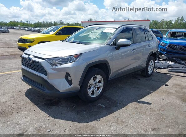 JTMRWRFV0MD133367 2021 TOYOTA RAV4 HYBRID Silver Front left