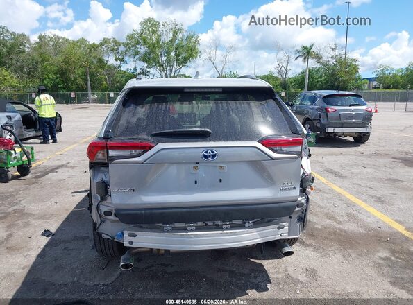 JTMRWRFV0MD133367 2021 TOYOTA RAV4 HYBRID Silver Front view
