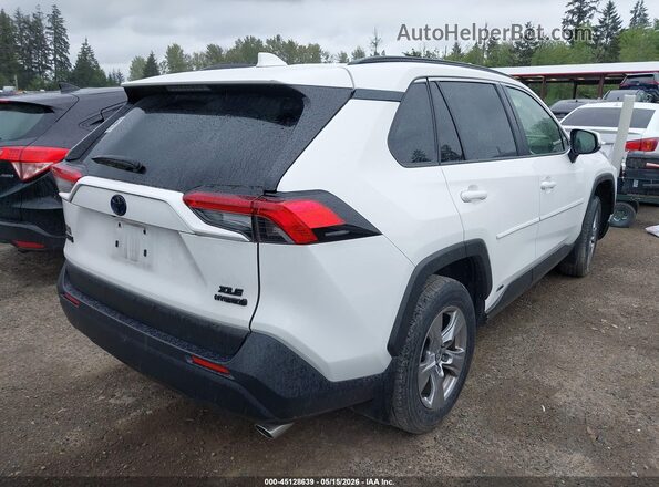 JTMRWRFV2ND140290 2022 TOYOTA RAV4 HYBRID White Trasero derecho