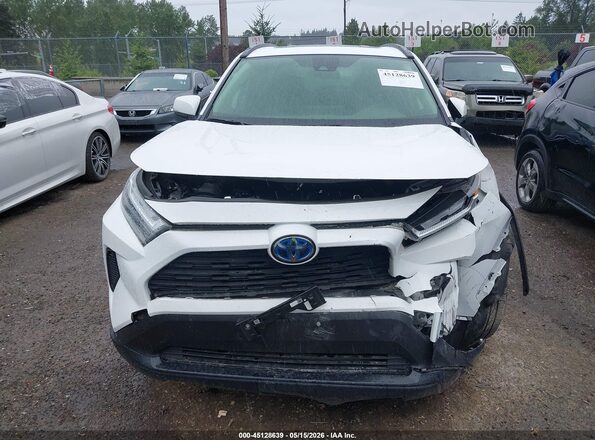 JTMRWRFV2ND140290 2022 TOYOTA RAV4 HYBRID White Vista frontal
