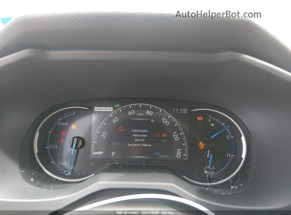 JTMRWRFV4SD287870 2025 TOYOTA RAV4 HYBRID White Widok tylnych siedzeń