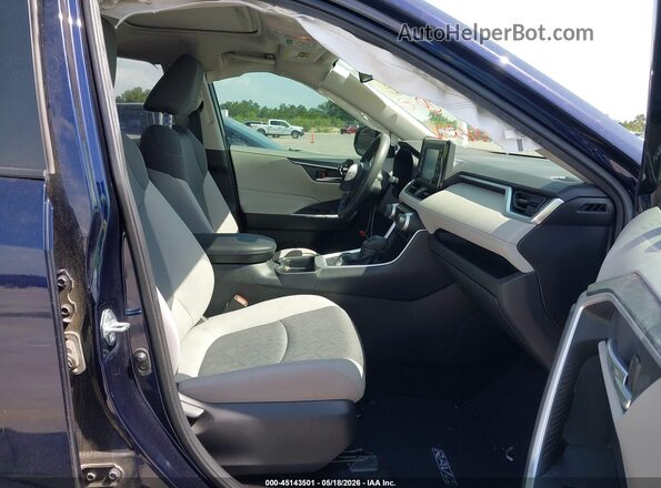 JTMRWRFV9MD136445 2021 TOYOTA RAV4 HYBRID Blue Вид салону спереду