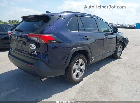 JTMRWRFV9MD136445 2021 TOYOTA RAV4 HYBRID Blue Задня права чверть